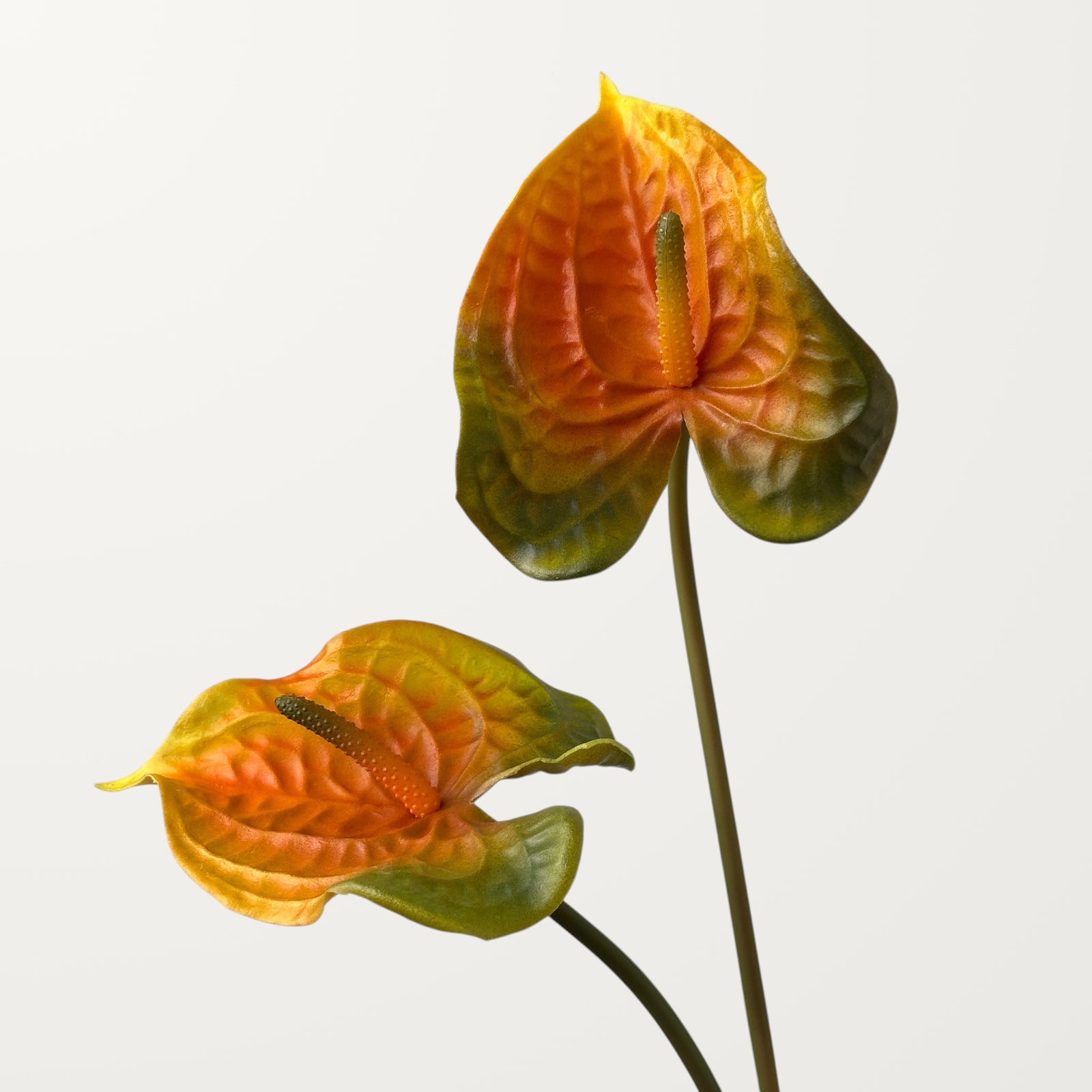 Wave Anthurium – Orange Green (Real Touch) - view 2