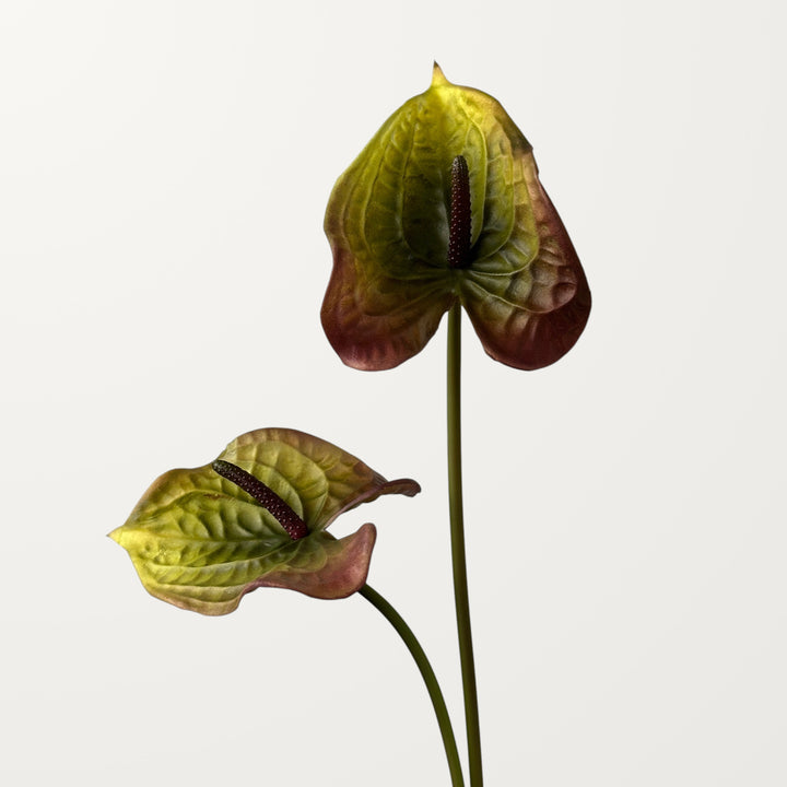 Wave Anthurium – Olive Red (Real Touch) - view 2