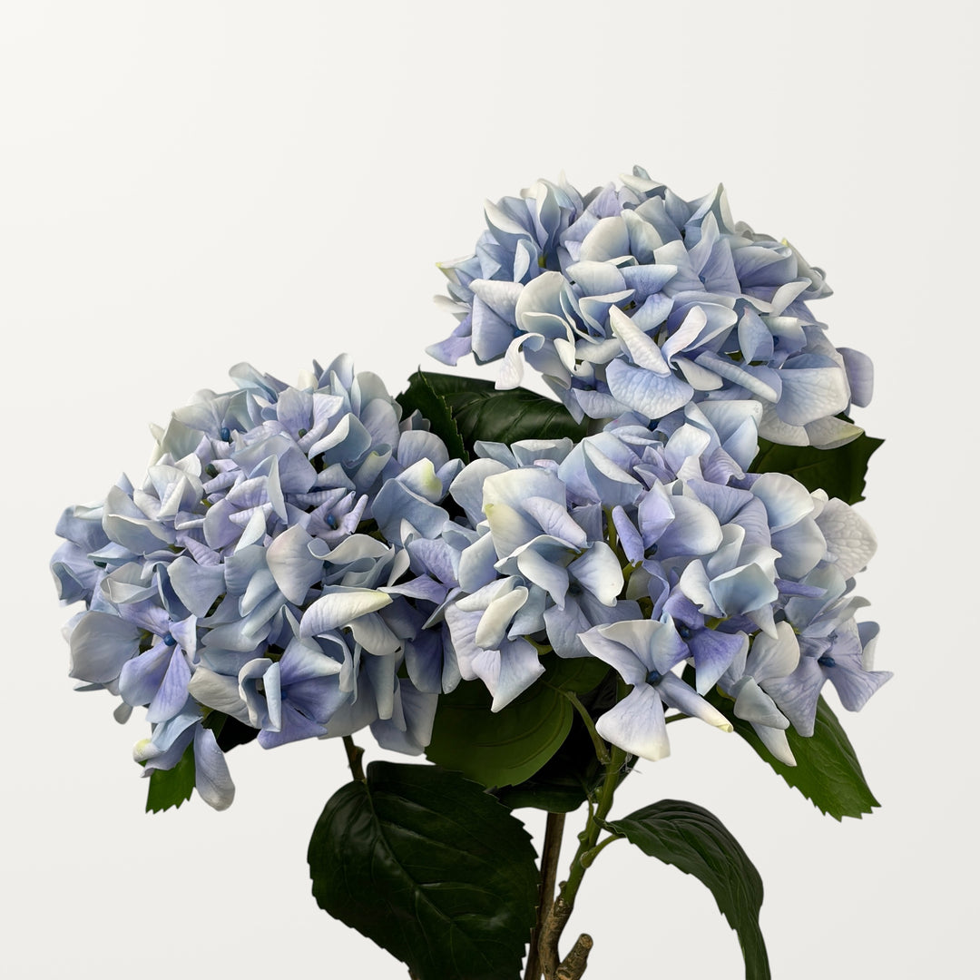 Curled Petal Hydrangea – Cornflower Blue (Real Touch) - view 3