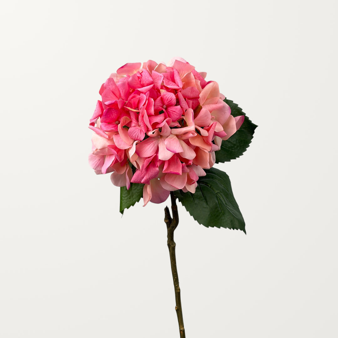 Curled Petal Hydrangea – Hot Pink (Real Touch) - view 3