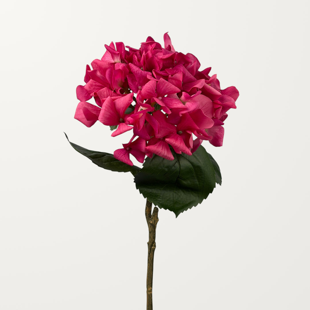 Curled Petal Hydrangea – Magenta (Real Touch) - view 2