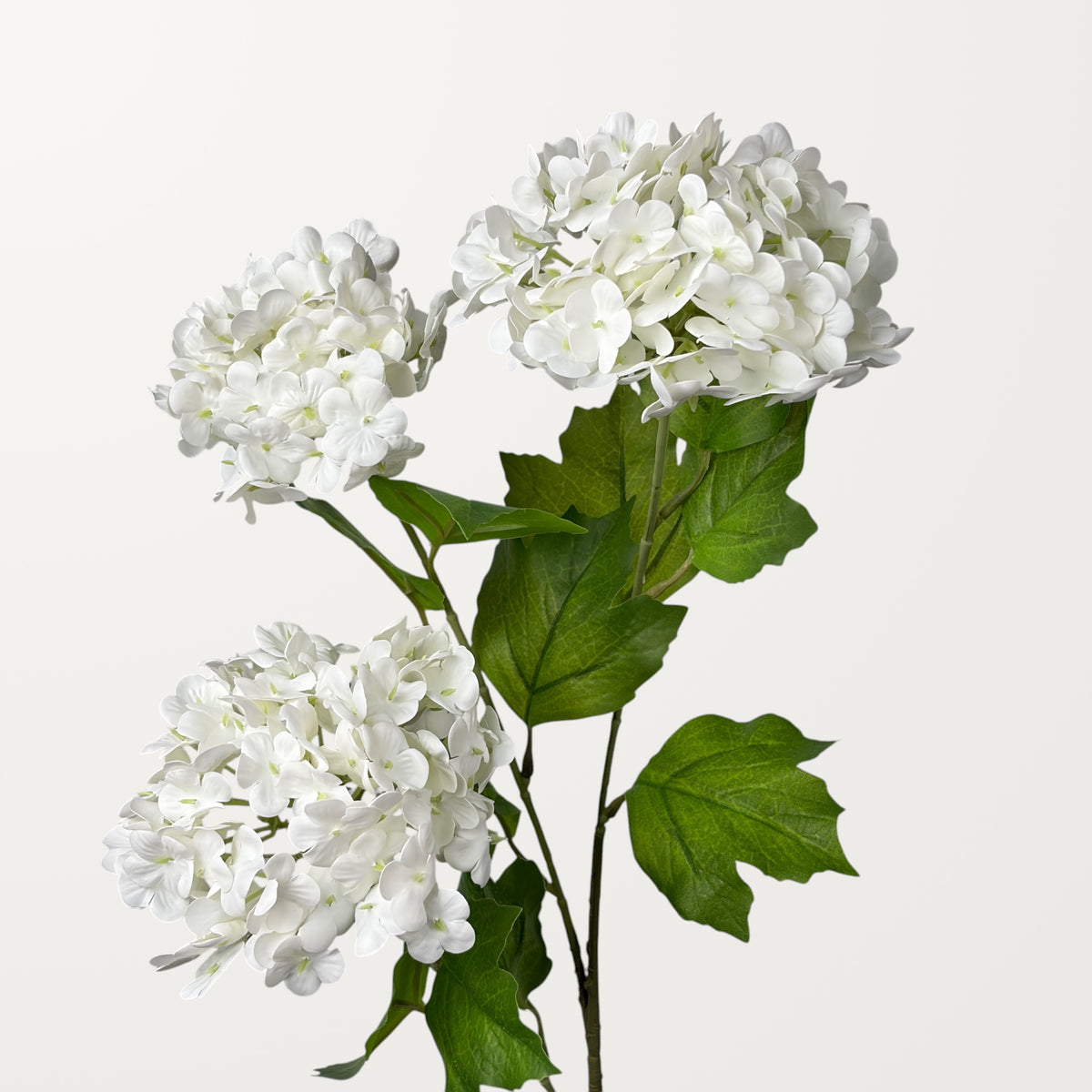 Snowball Hydrangea – White (Real Touch)