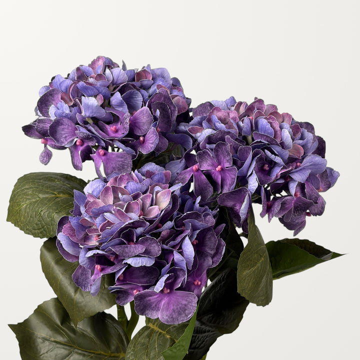 Aloha Hydrangea – Deep Purple (Real Touch) - view 3