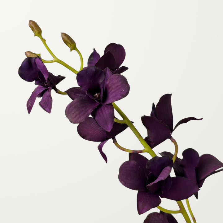 Dendrobium Orchid – Deep Purple (Real Touch) - view 3