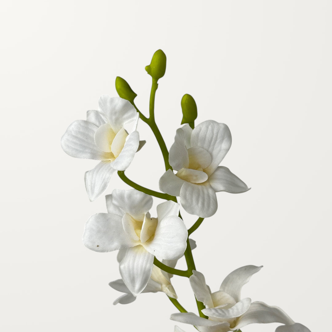 Dendrobium Orchid – White (Real Touch) - view 3
