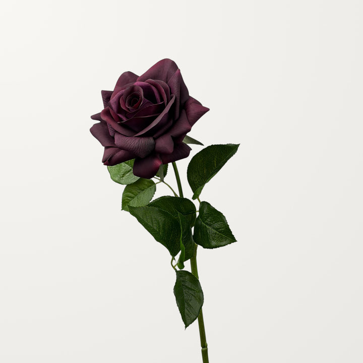 Large Rose – Dark Burgundy (Real Touch) - view 3