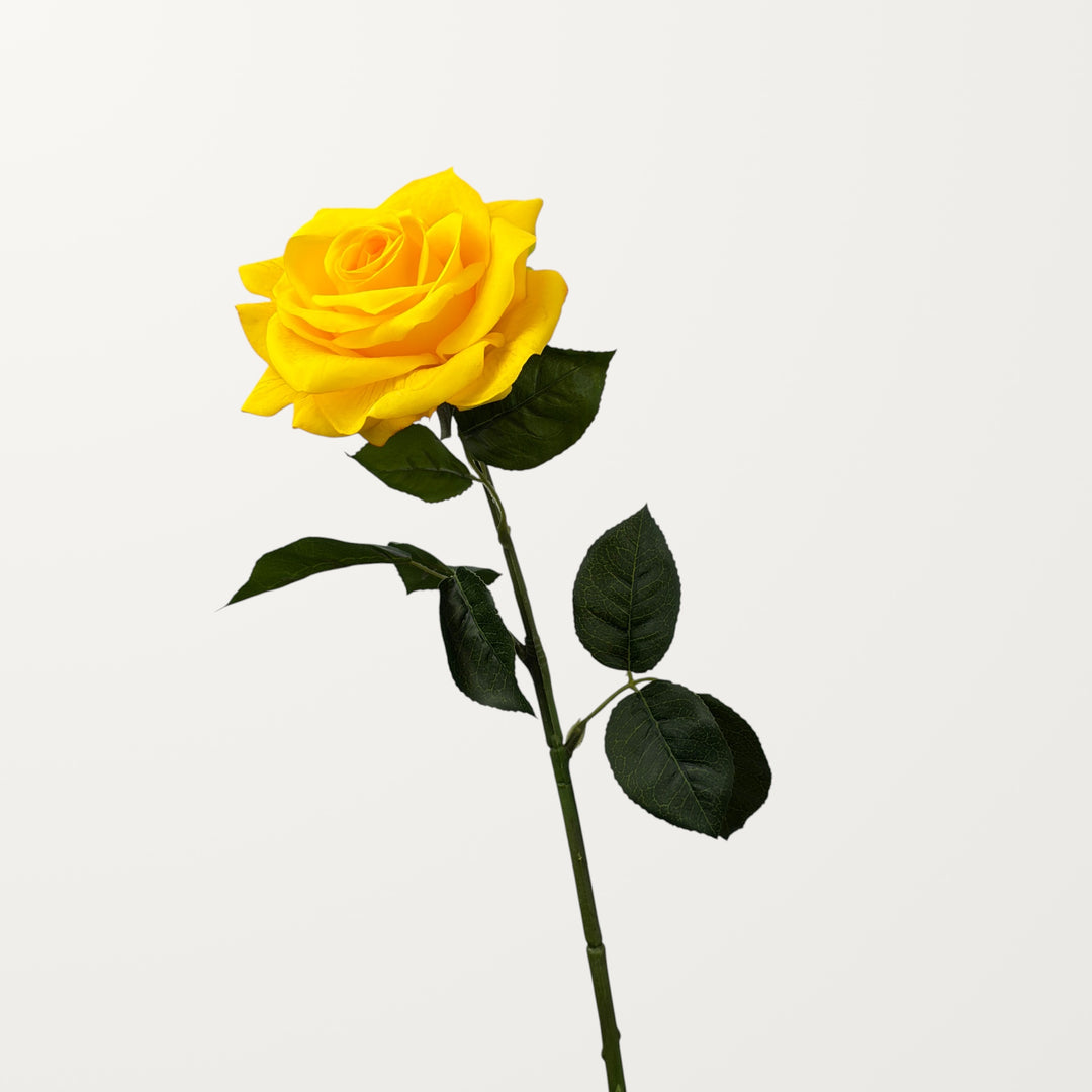 Large Rose – Yellow (Real Touch) - view 3